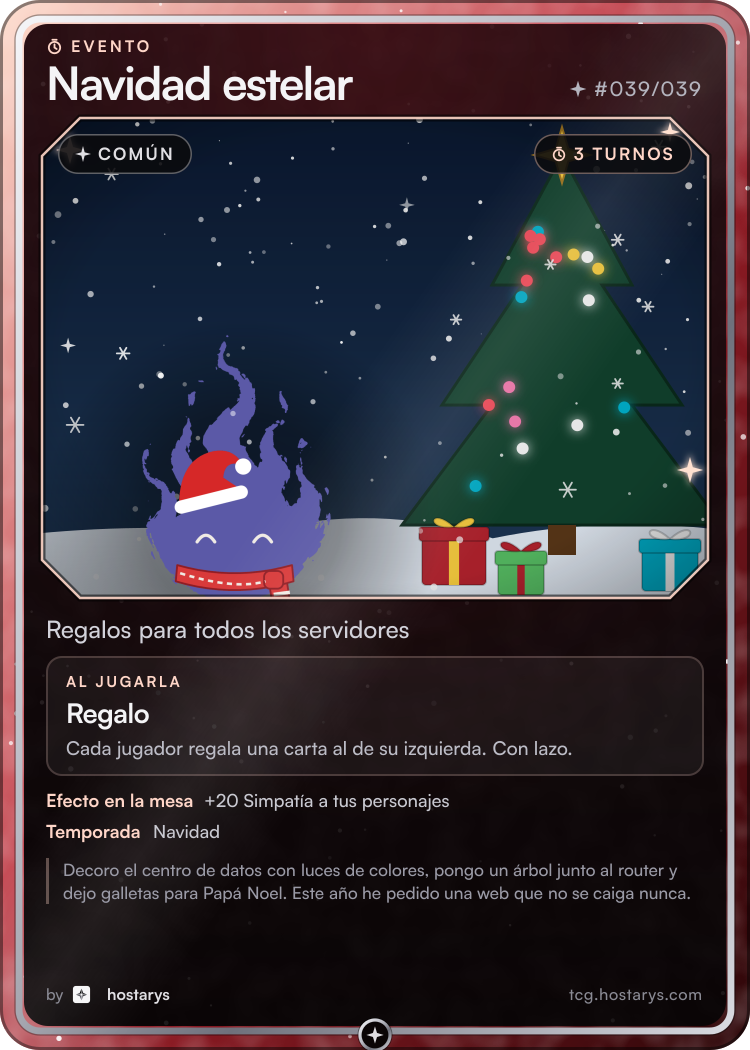Carta de evento Navidad estelar, común, #039/039